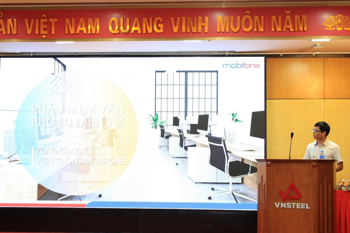 MobiFone chung tay đẩy mạnh Chuyển đổi số cùng VNSTEEL