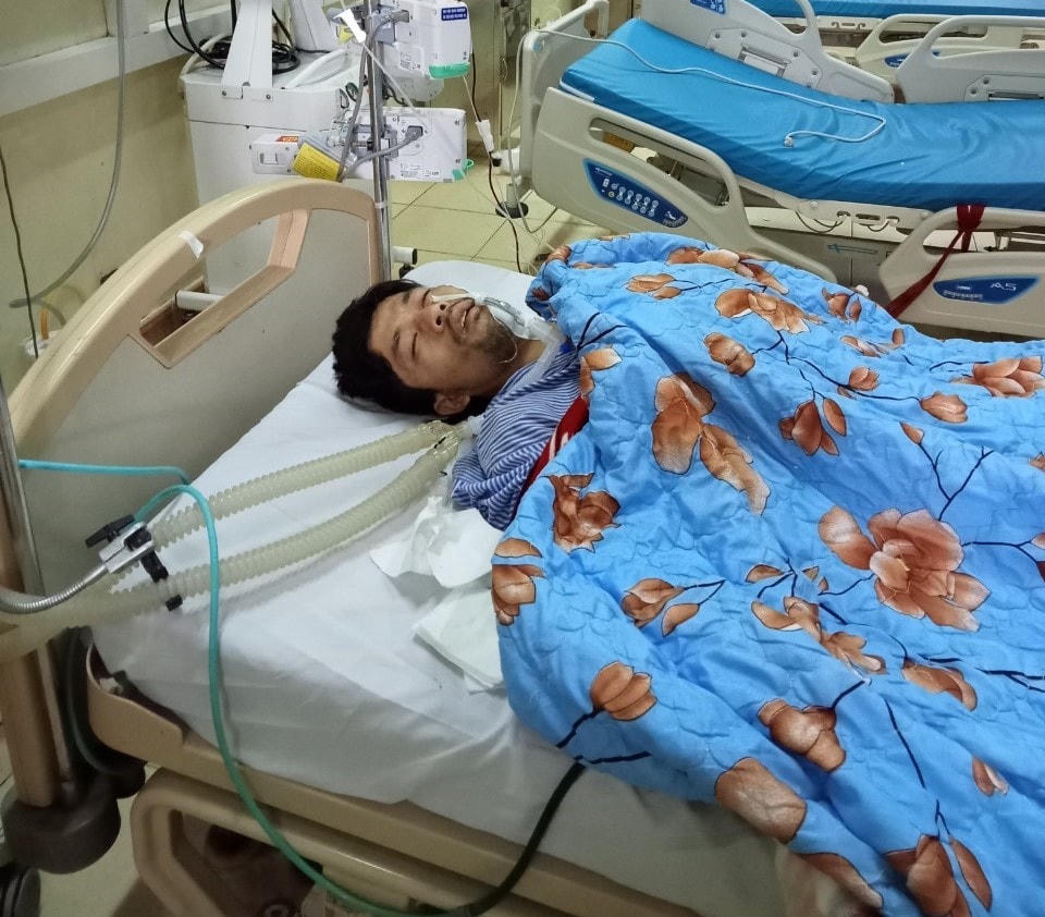 Nạn nhân đã phải điều trị gần 3 tháng trời.