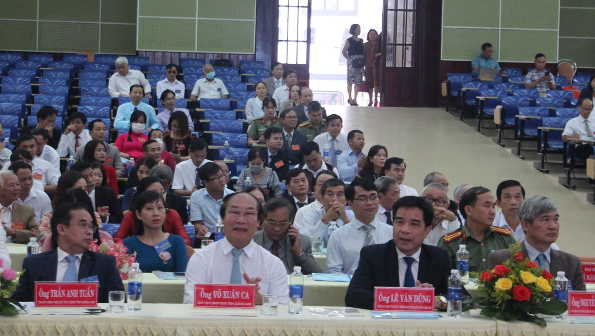 Lãnh đạo tỉnh Quảng Nam dự Đại hội HKH tỉnh khóa VI.