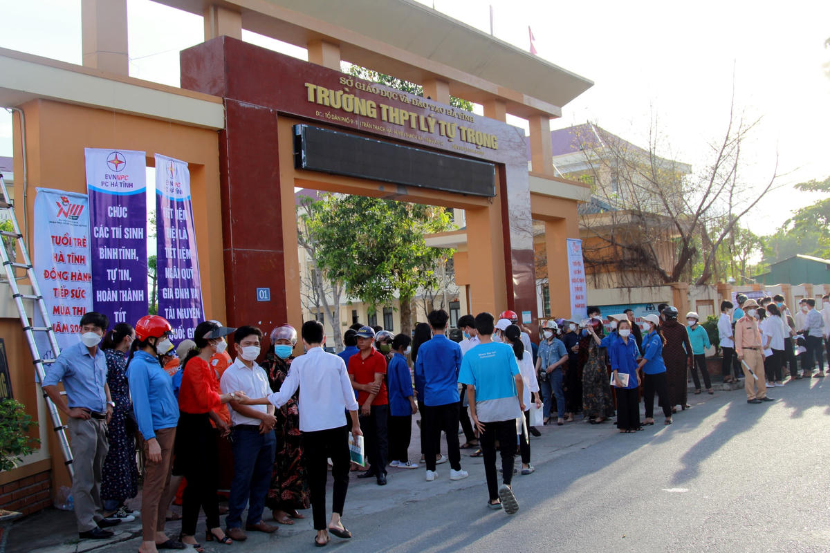 Công tác chuẩn bị tổ chức kỳ thi lớp 10 tại Hà Tĩnh được chuẩn bị một cách nghiêm túc, an toàn.