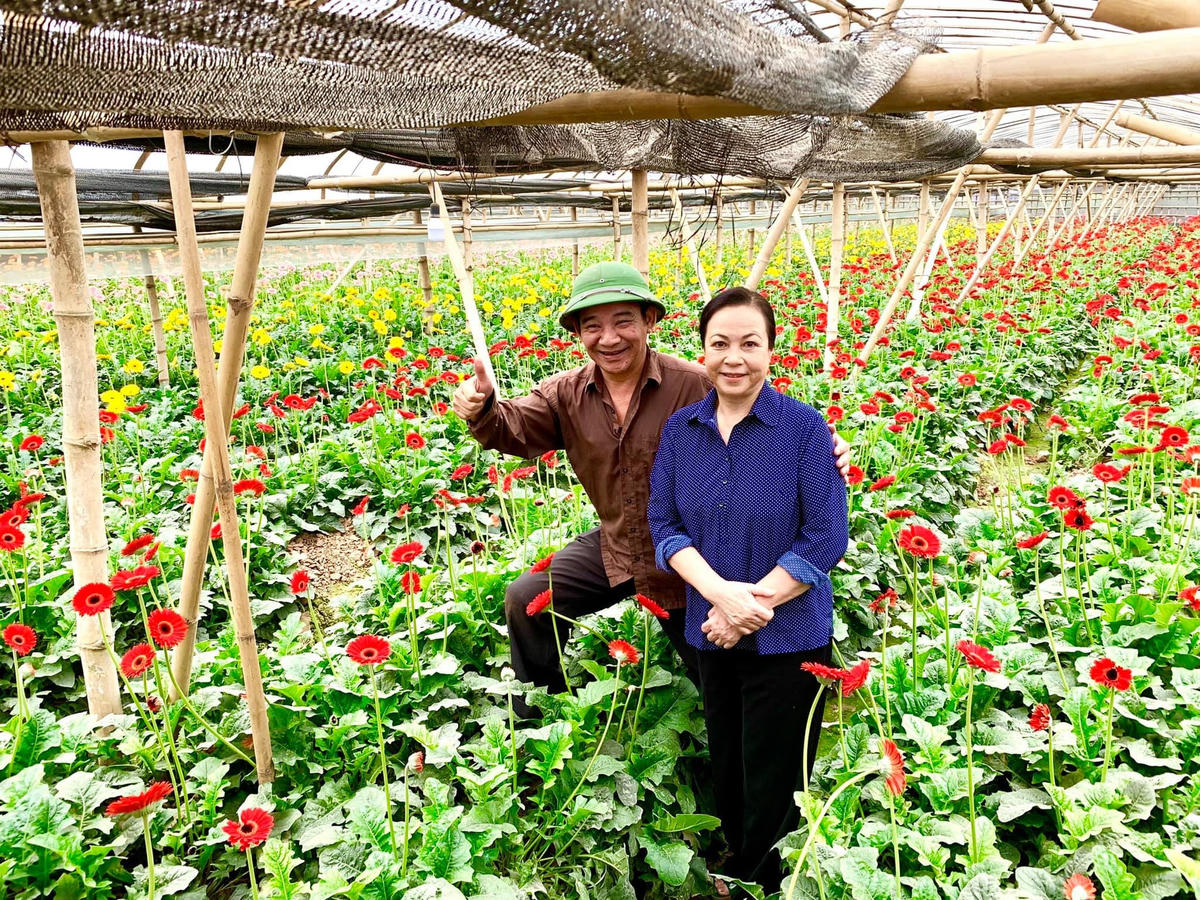 Quang Tèo thành công với hình ảnh người nông dân chân chất.