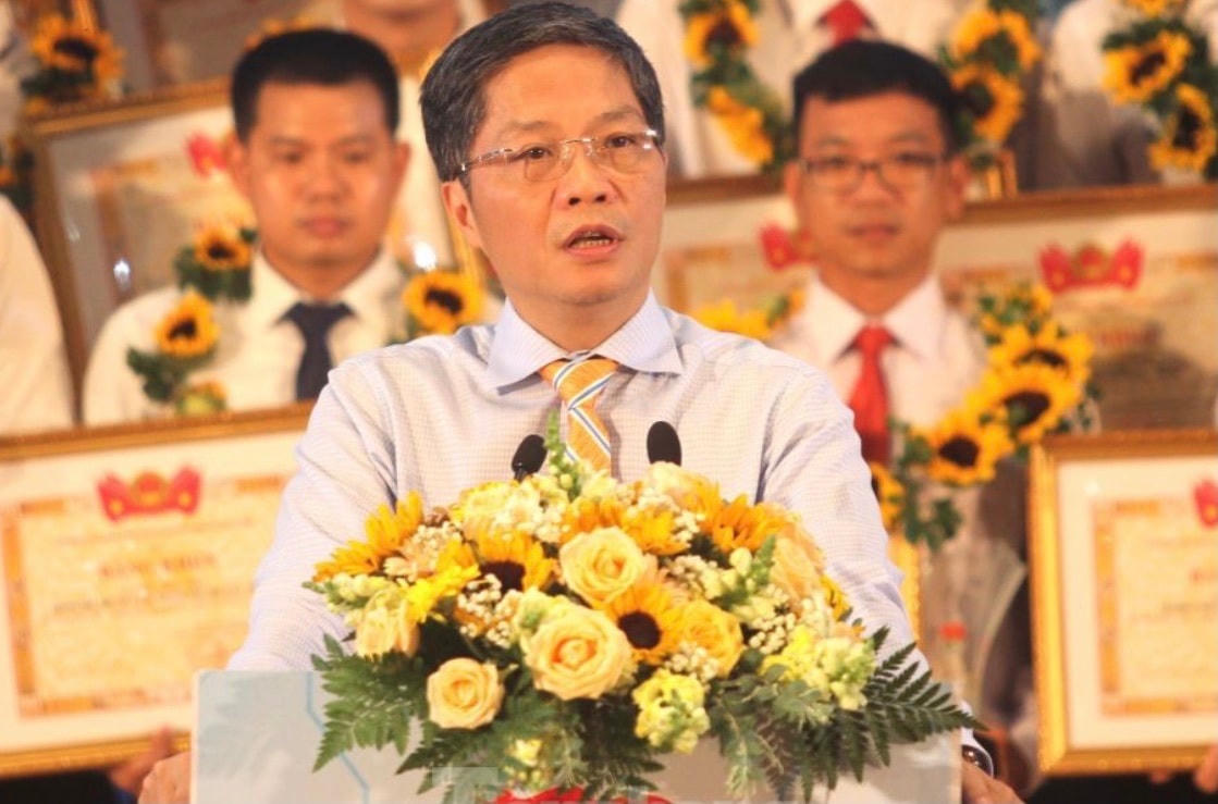 Ông Trần Tuấn Anh phát biểu tại buổi lễ.