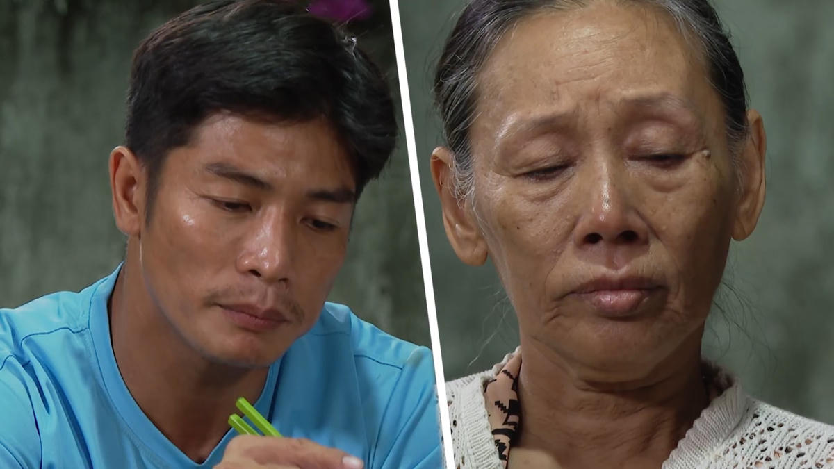 Bà Lâm Thị Ngọc Thiền - mẹ anh Lâm Thắng ngậm ngùi vì đến nay cậu con trai của minh vẫn còn độc thân. 