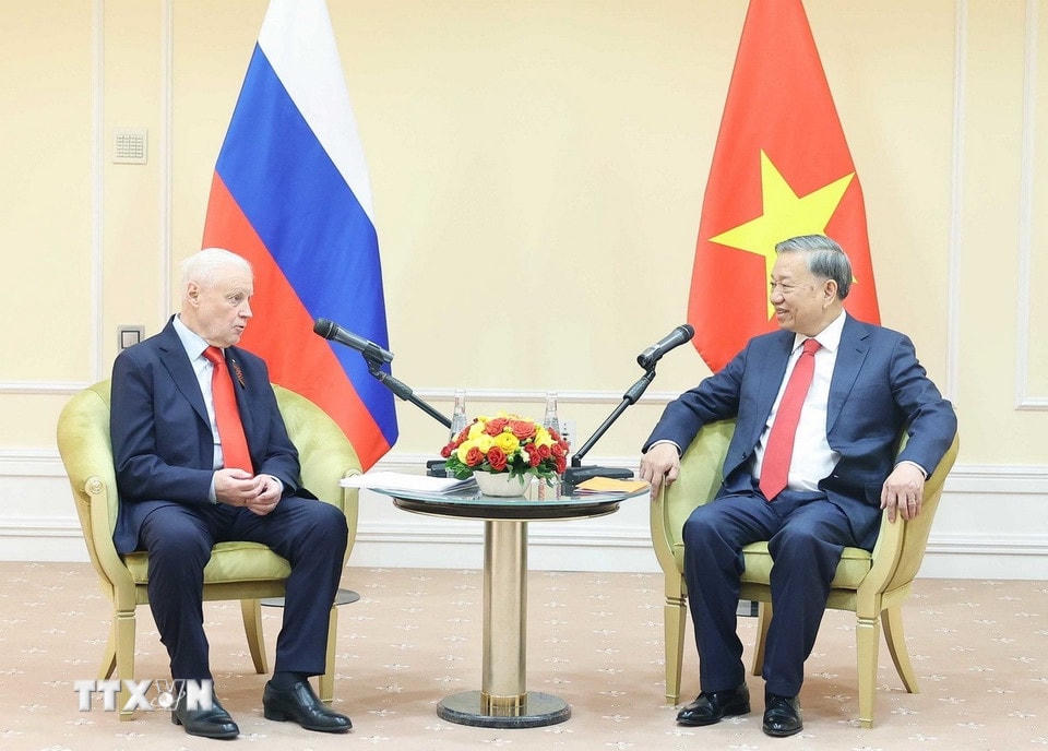 Tổng Bí thư Tô Lâm tiếp Chủ tịch Đảng