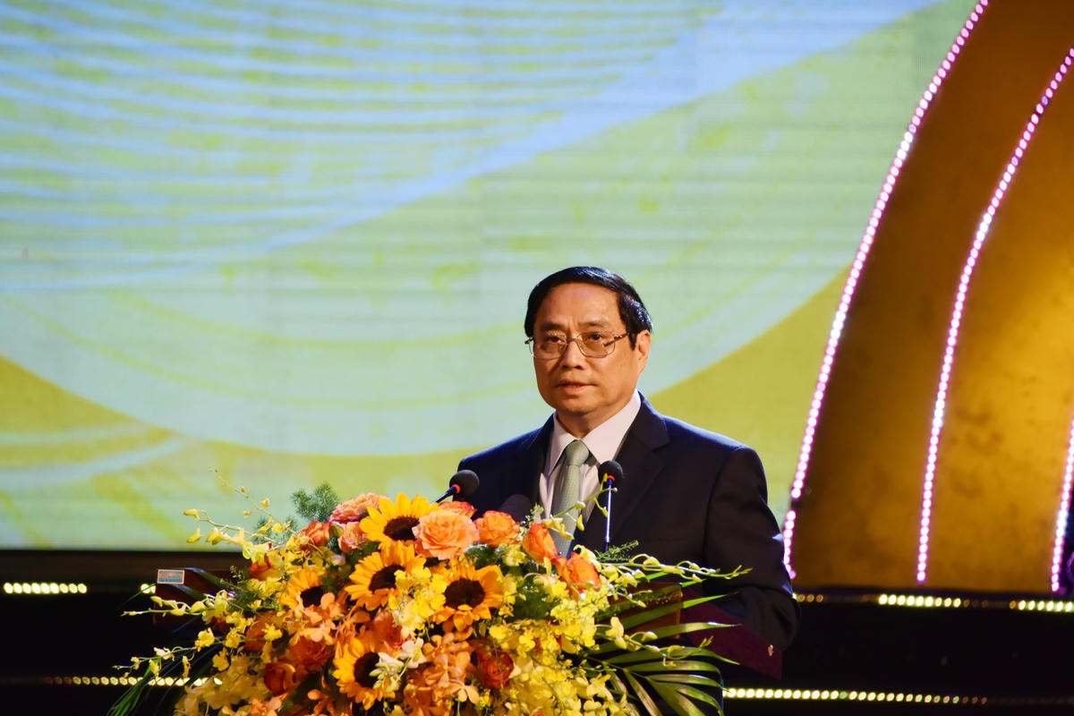 Thủ tướng Chính phủ Phạm Minh Chính phát biểu tại Hội nghị.