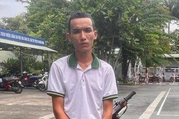 Nghi phạm Bùi Đức Thắng (Ảnh: A.X.).