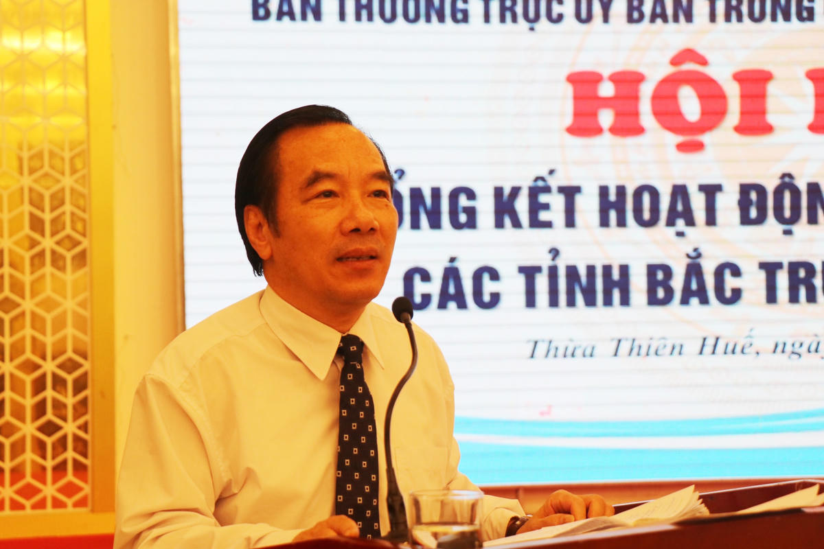 Phó Chủ tịch Ngô Sách Thực phát biểu tại Hội nghị.