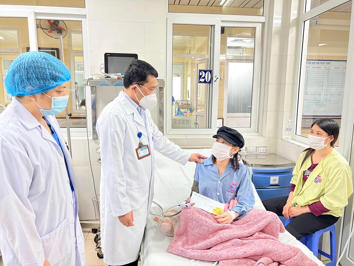 Bệnh nhân điều trị tại Bệnh viện K. Ảnh: TL.