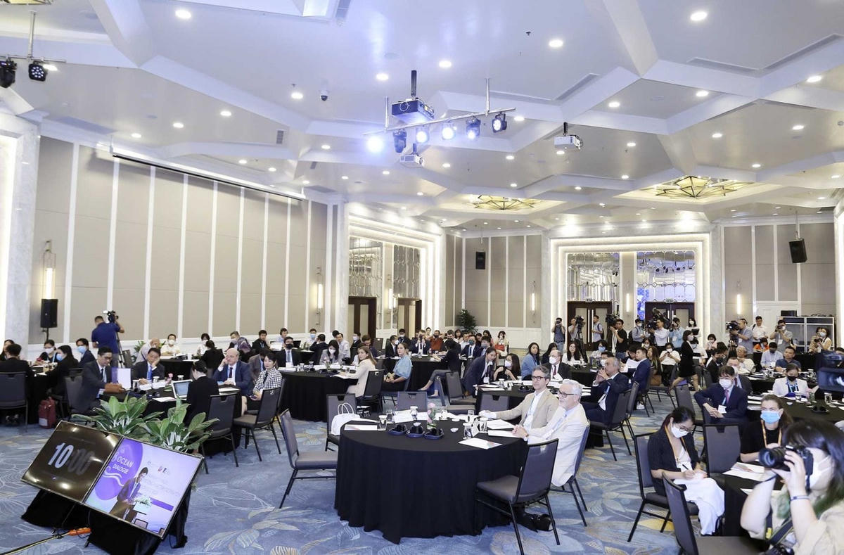 Các đại biểu tham dự khai mạc Đối thoại Biển lần thứ 8.       Ảnh: Quang Hòa