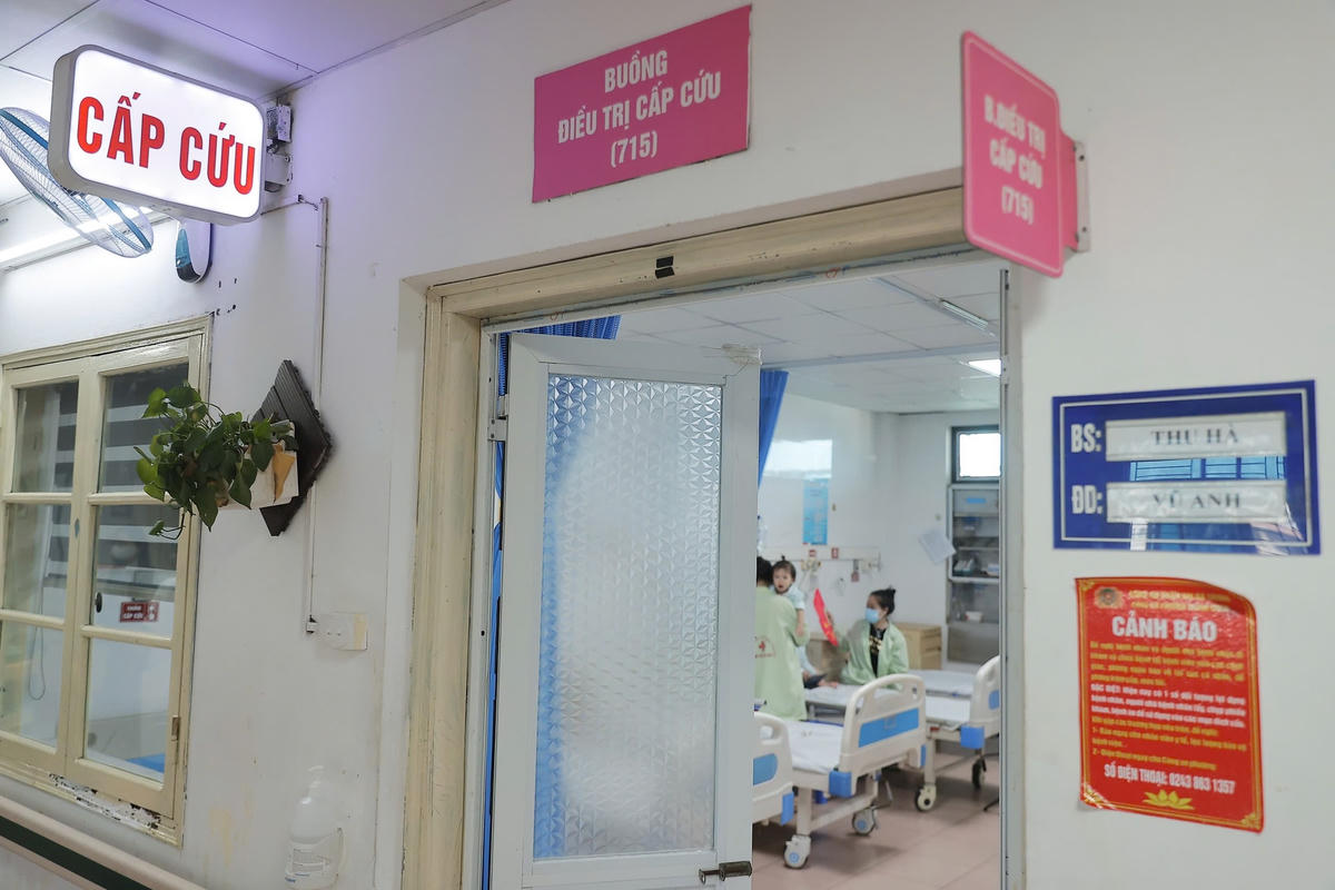 Bệnh viện Thanh Nhàn ghi nhận sự gia tăng số ca nhập viện do Covid-19 thời gian gần đây. Ảnh: BVCC