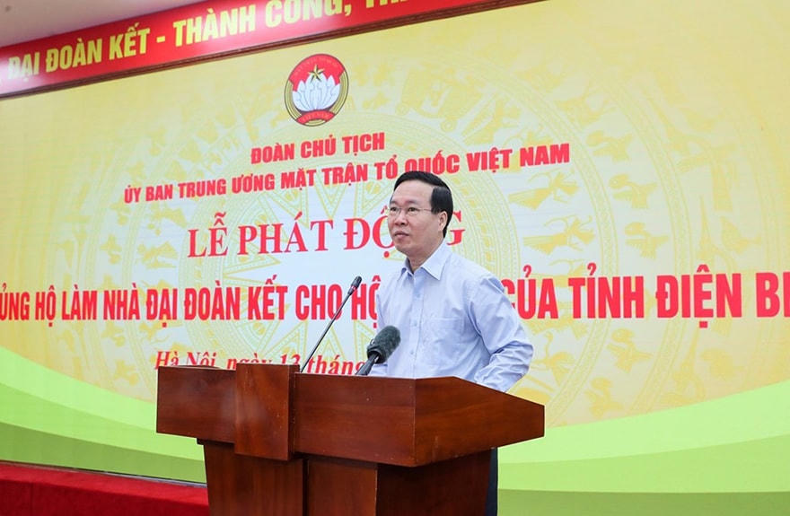 Agribank trao 5 tỷ đồng, hỗ trợ xây 100 nhà Đại Đoàn Kết tặng hộ nghèo Điện Biên