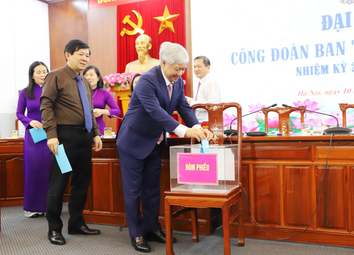 Đại hội Công đoàn Ban Tổ chức - Cán bộ UBTƯ MTTQ Việt Nam nhiệm kỳ 2023 - 2028