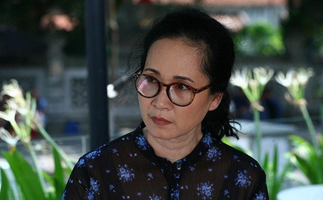 Tạo hình của NSND Lan Hương trong vai bà Phương "Sống chung với mẹ chồng" khiến khán giả ám ảnh. 