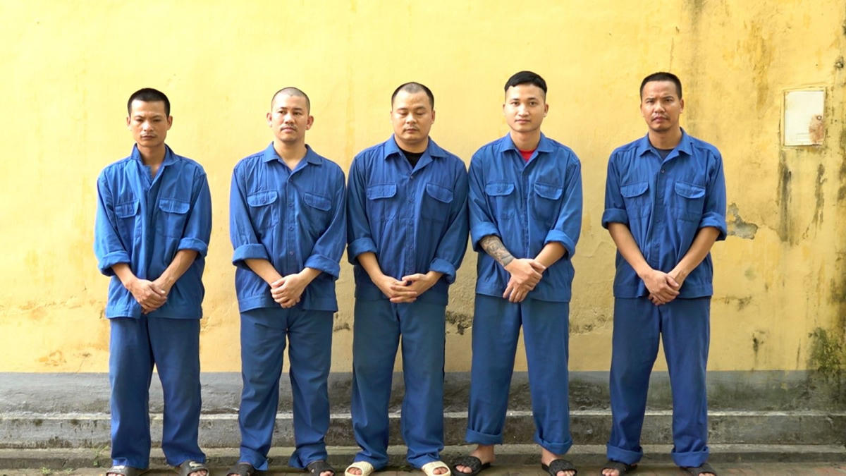 Một số đối tượng trong vụ án.