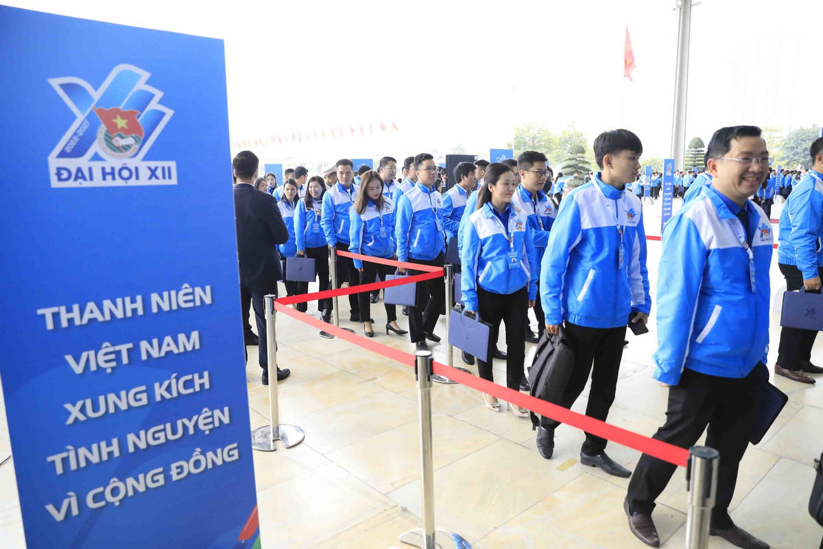 Khai mạc Đại hội đại biểu toàn quốc Đoàn TNCS Hồ Chí Minh lần thứ XII