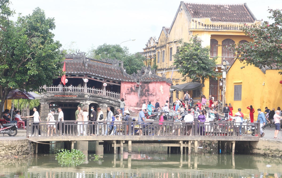 Một góc chùa Cầu Hội An.
