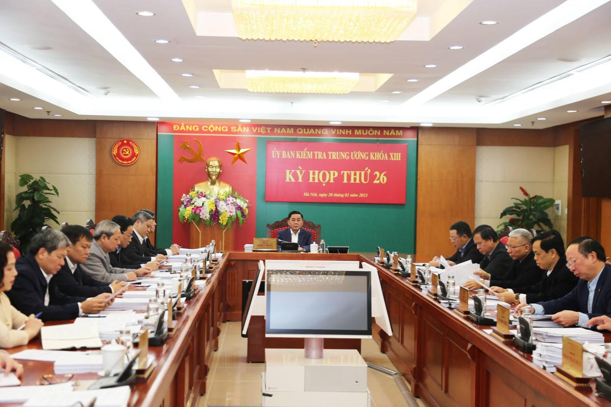 Quang cảnh Kỳ thứ 26. Ảnh: Ủy ban Kiểm tra Trung ương.