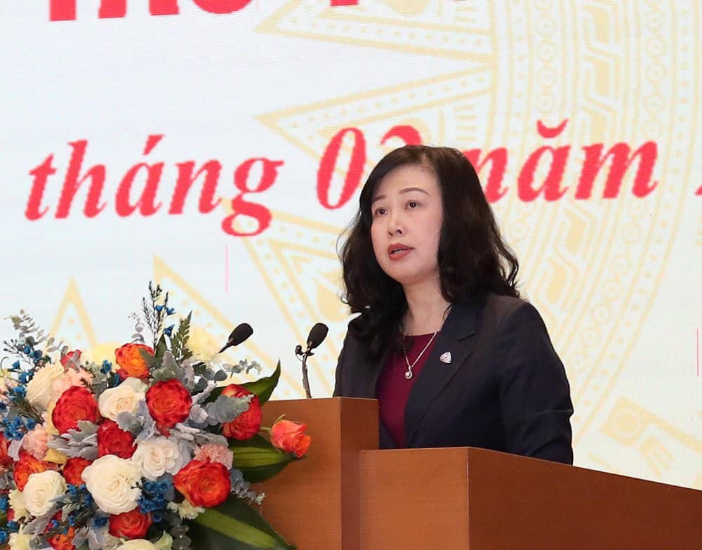 Bộ trưởng Bộ Y tế Đào Hồng Lan.