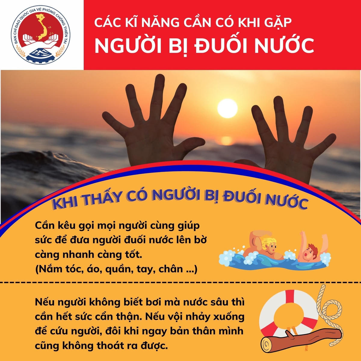 Chống đuối nước và cấp cứu trẻ đuối nước đúng cách