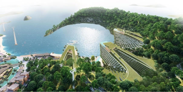 Cát Bà - Amatina do Vinaconex đầu tư được kỳ vọng là một trong những khu đô thị nghỉ dưỡng đẳng cấp, hiện đại hàng đầu Việt Nam, mở đầu cho chuỗi bất động sản nghỉ dưỡng mang thương hiệu Vinaconex.