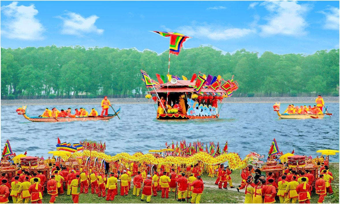 Lễ rước nước chùa Côn Sơn