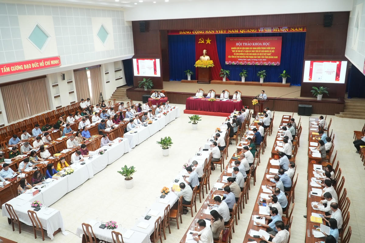 Quang cảnh Hội thảo.