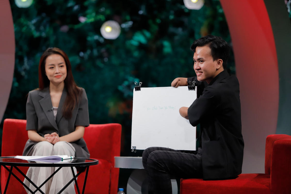 Câu chuyện nghị lực sống của Nhứt gây xúc động với khán giả. 