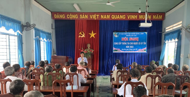 Quang cảnh buổi tập huấn.