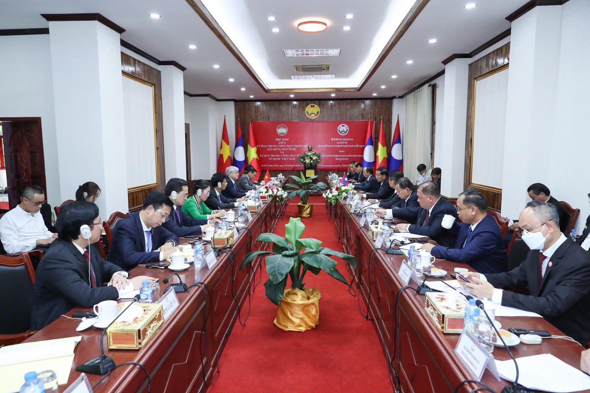 Quang cảnh cuộc Hội đàm. Ảnh: Quang Vinh.