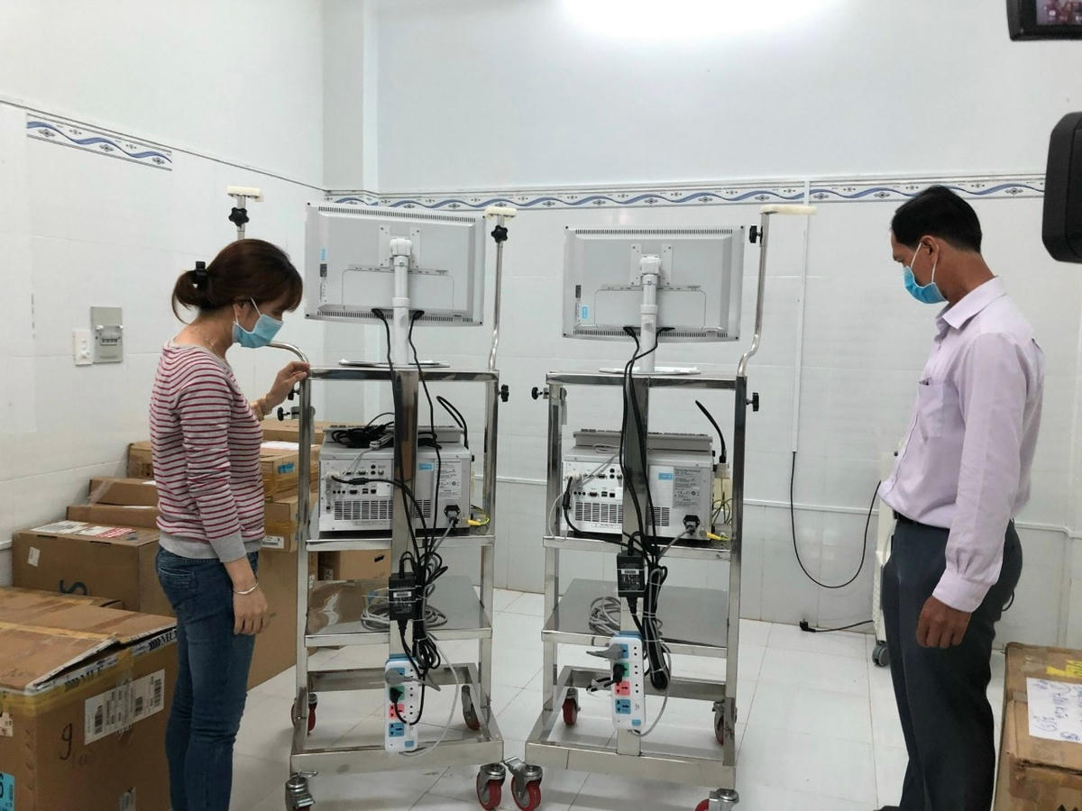 Nhiều thiết bị bỏ không đang bị xuống cấp.