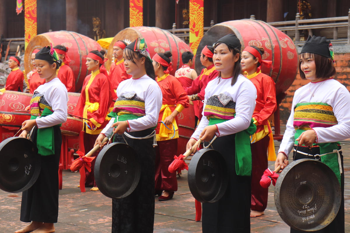 Màu sắc của các dân tộc tỉnh Thanh Hóa được thể hiện tại lễ hội.