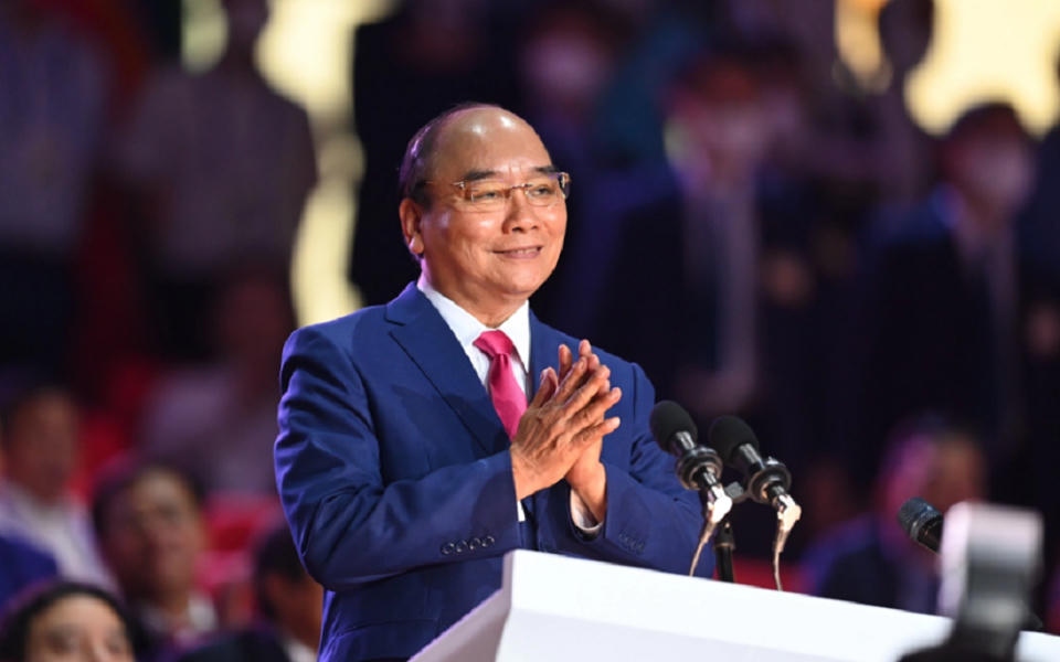 Chủ tịch nước Nguyễn Xuân Phúc tuyên bố khai mạc SEA Games lần thứ 31 tại Việt Nam. 