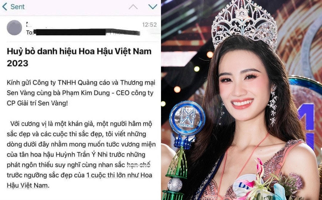 Một số người cho rằng, Ý Nhi không xứng với danh hiệu Hoa hậu và đòi tước vương miện của cô. 