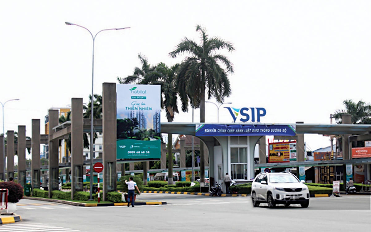 Khu công nghiệp VSIP 1 (Thuận An, Bình Dương).