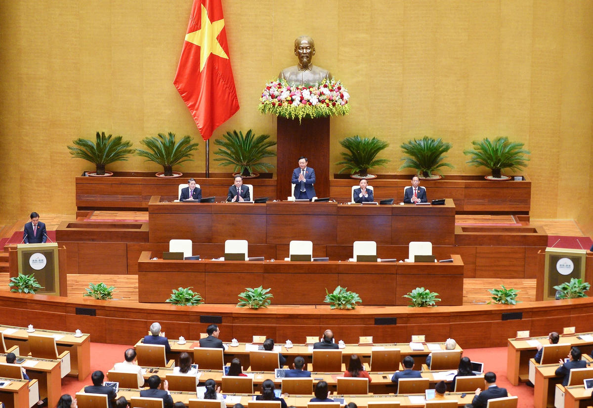 Chủ tịch Quốc hội Vương Đình Huệ chủ trì Kỳ họp bất thường lần thứ 2, Quốc hội khoá XV.