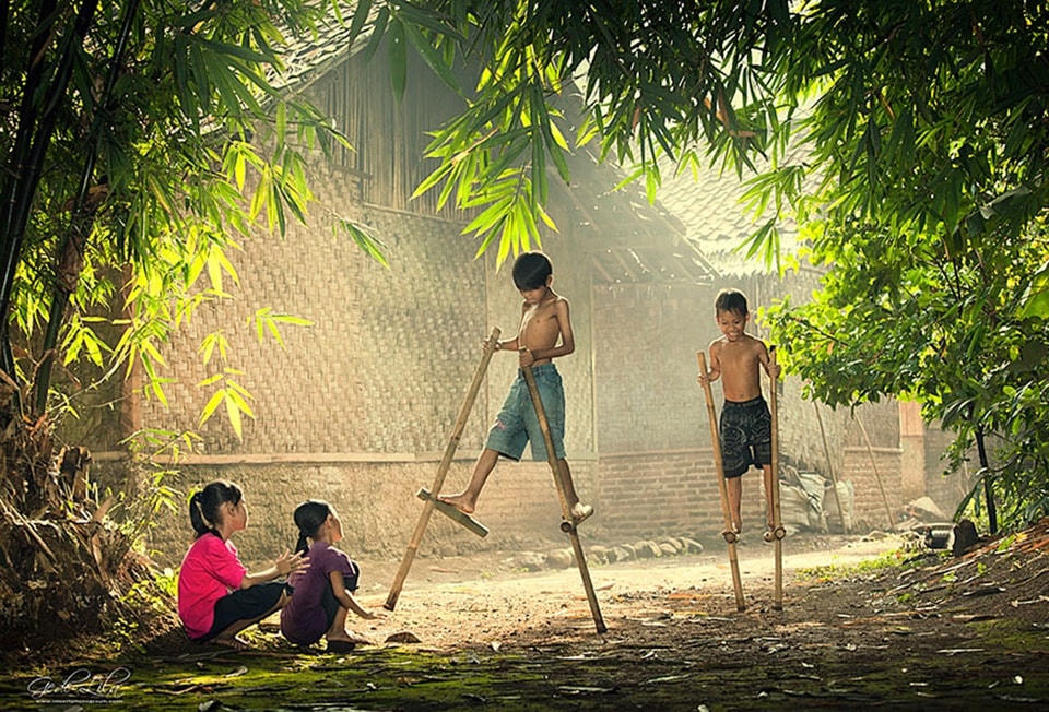 Tuổi thơ dưới bóng tre làng.