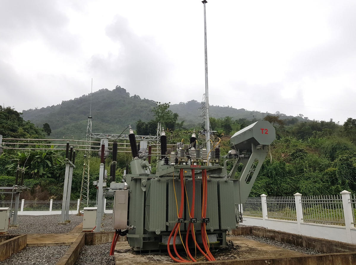 Trạm biến áp 110kV.