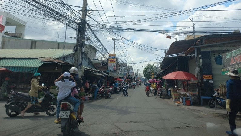 Khu vực chợ Thanh Hóa, nơi xảy ra vụ việc. (Nguồn: cand.com.vn).