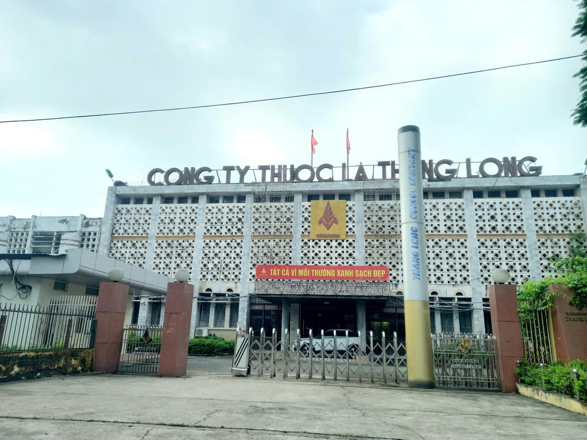 Công ty TNHH MTV Thuốc lá Thăng Long nằm trong danh sách di dời.