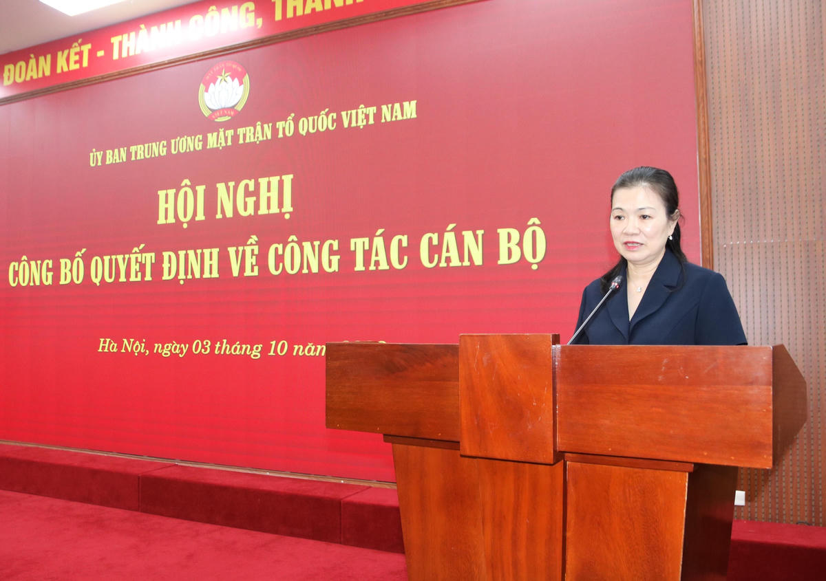 Phó Chủ tịch Trương Thị Ngọc Ánh phát biểu tại Hội nghị.