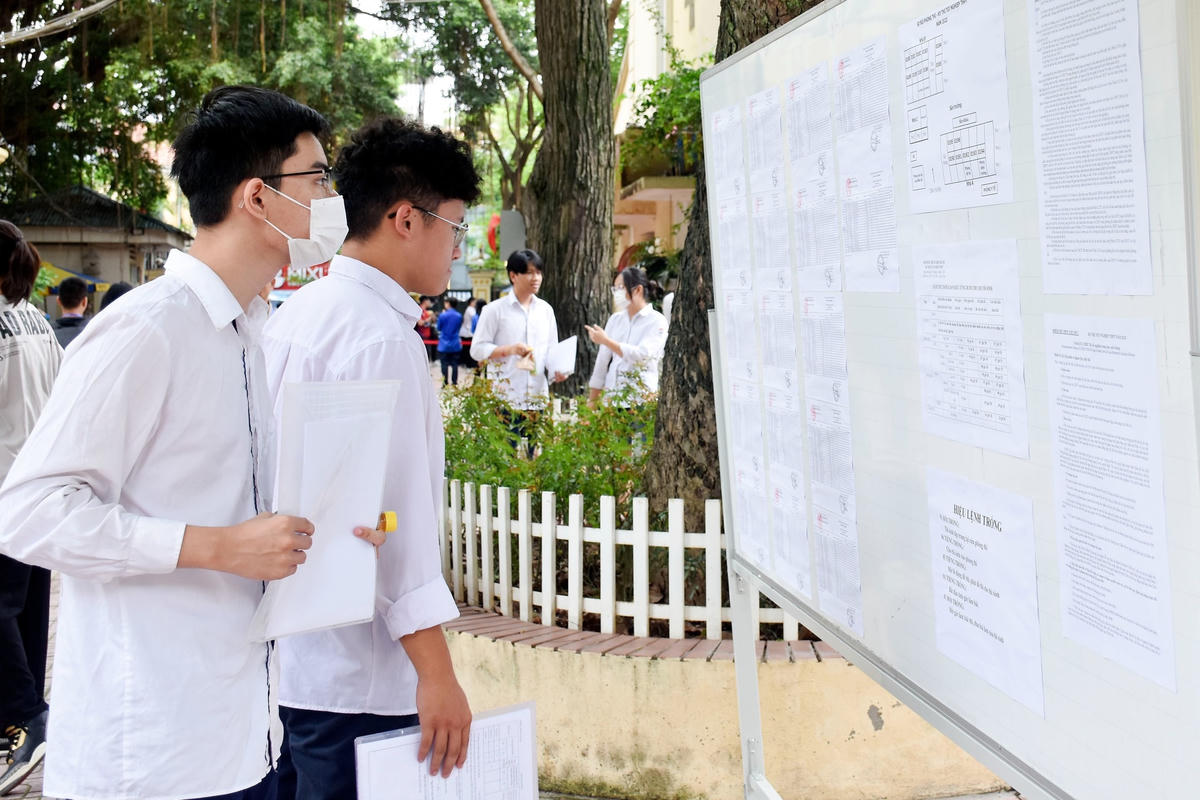 Thí sinh dự thi tốt nghiệp THPT năm 2023.