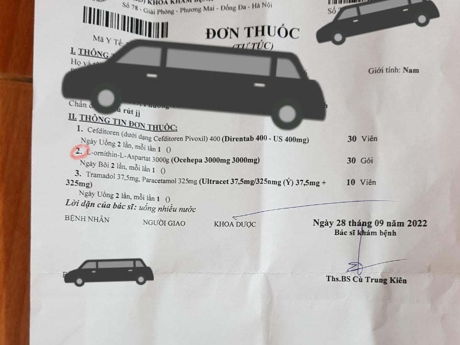 Đơn thuốc sai, ảnh hưởng tới sức khỏe và quyền lợi người bệnh.
