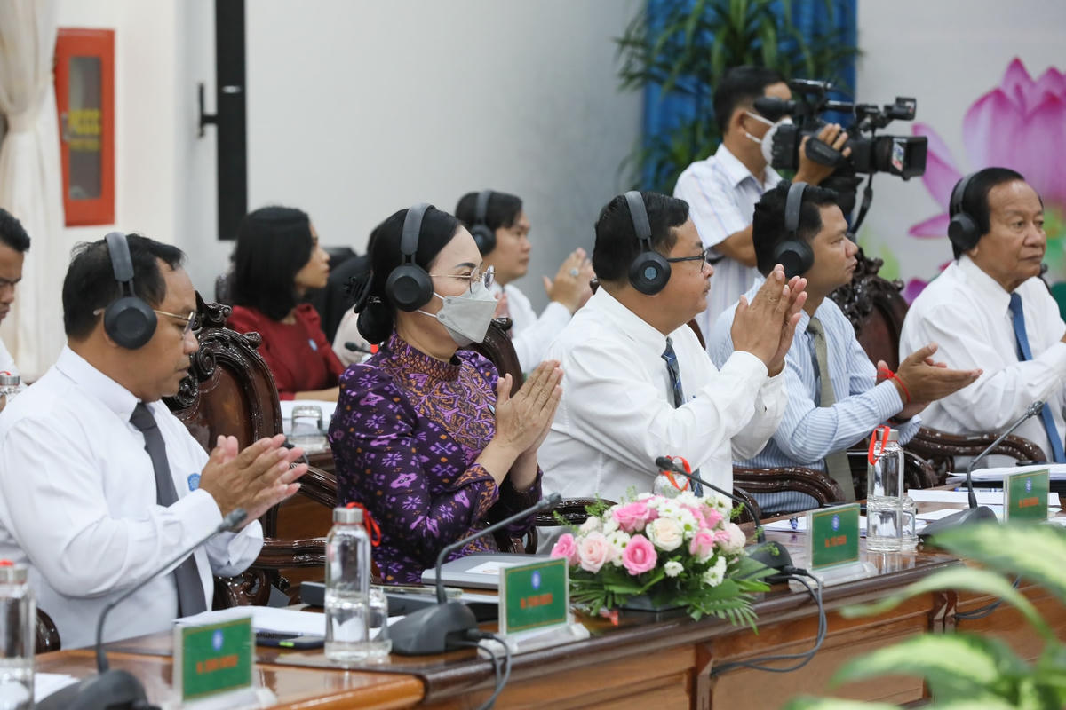 Đoàn đại biểu Campuchia tham dự Hội nghị