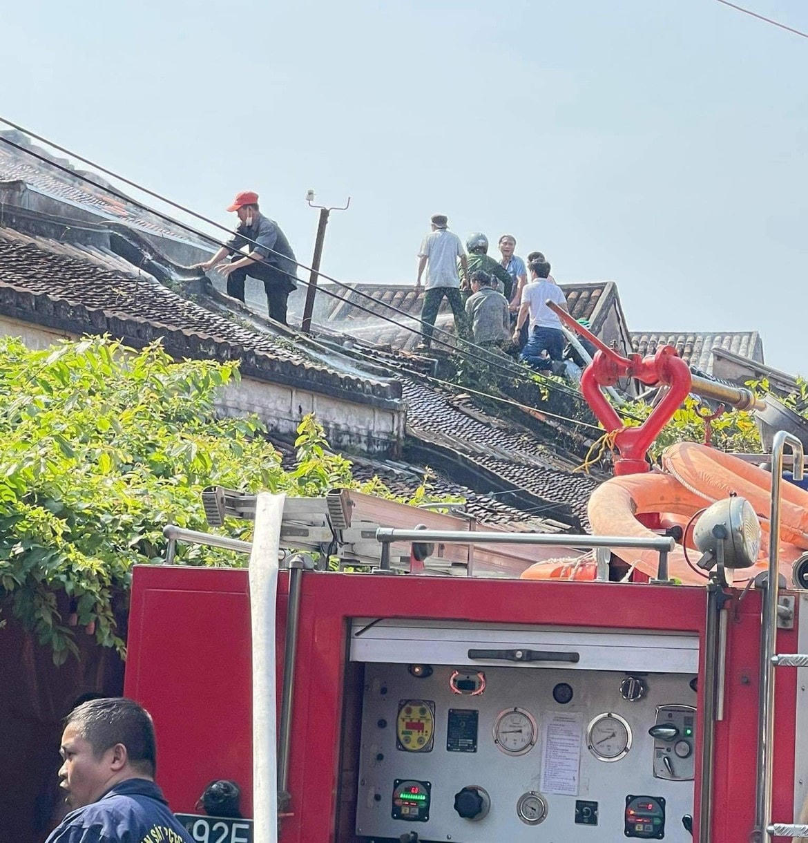 Nơi xảy ra vụ cháy nhà ở phố cổ Hội An.