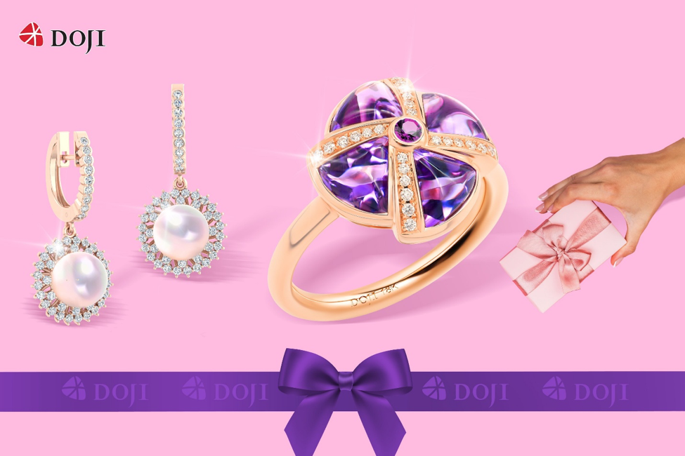 Trang sức Đá màu, Ngọc trai như lời bày tỏ về sự trân quý người phụ nữ trong trái tim bạn  