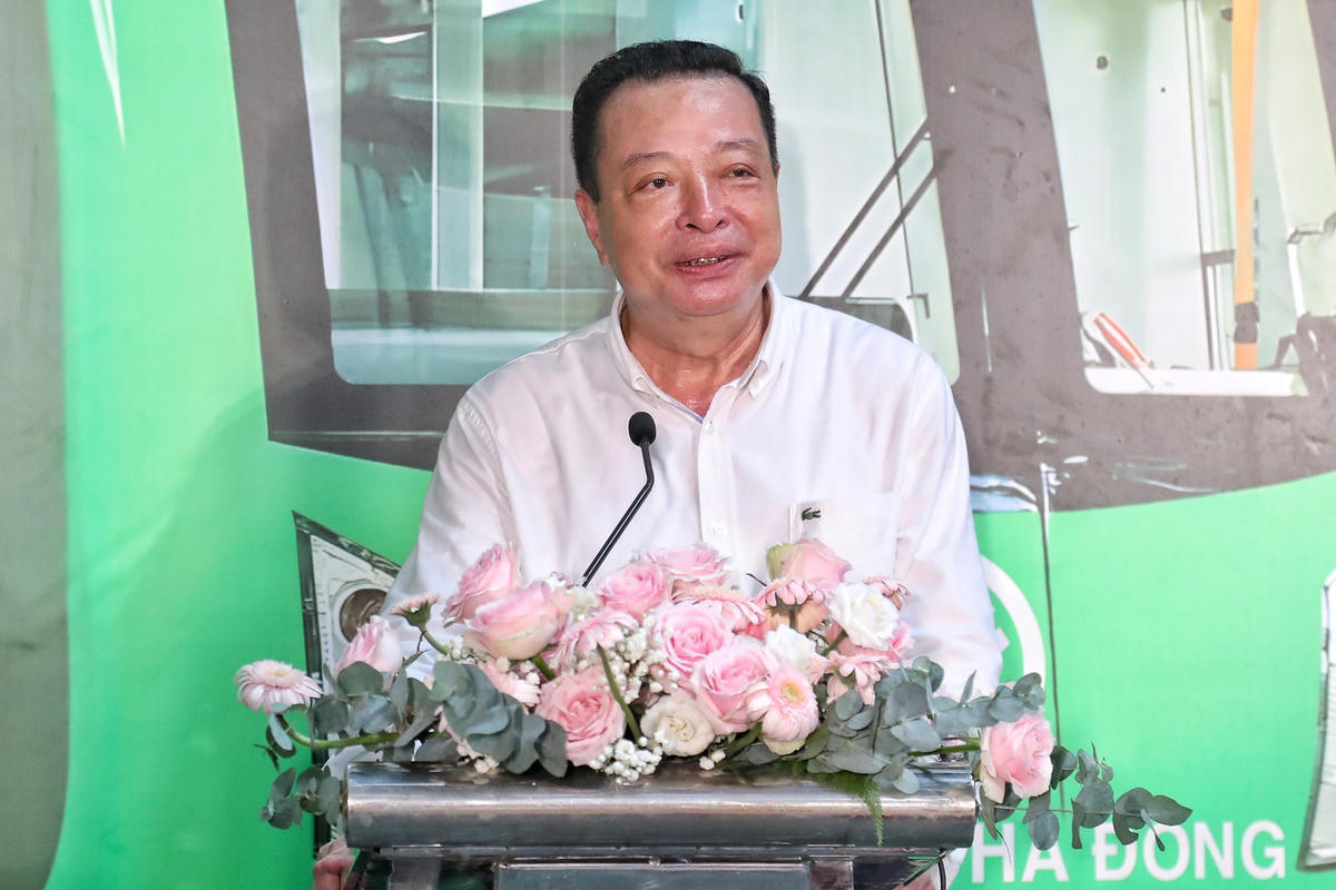 Ông Vũ Hồng Trường, Tổng Giám đốc Công ty TNHH MTV Đường sắt Hà Nội.