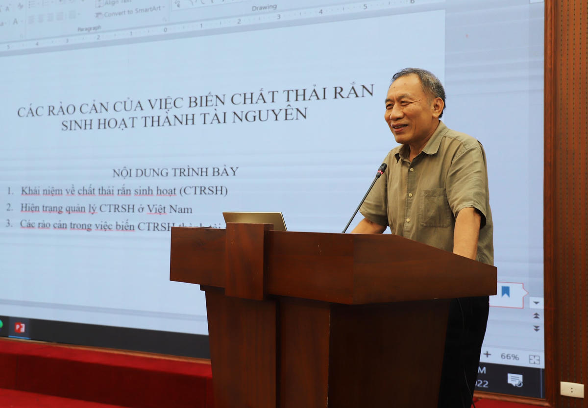 Sinh hoạt chuyên đề: Nâng cao ý thức phân loại rác từ nguồn