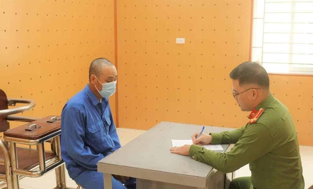 Đối tượng Lê Đình Hòa khai nhận tại Cơ quan điều tra.