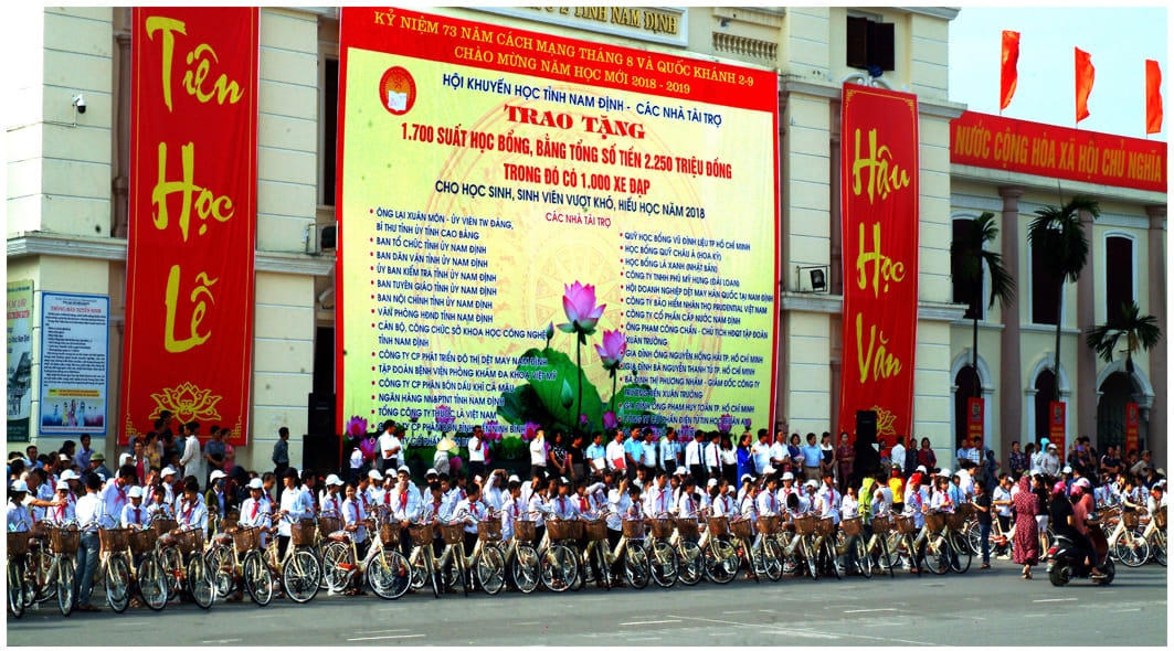 Rất nhiều hoạt động khuyến học đã và đang được tổ chức tại Nam Định theo hướng thiết thực.