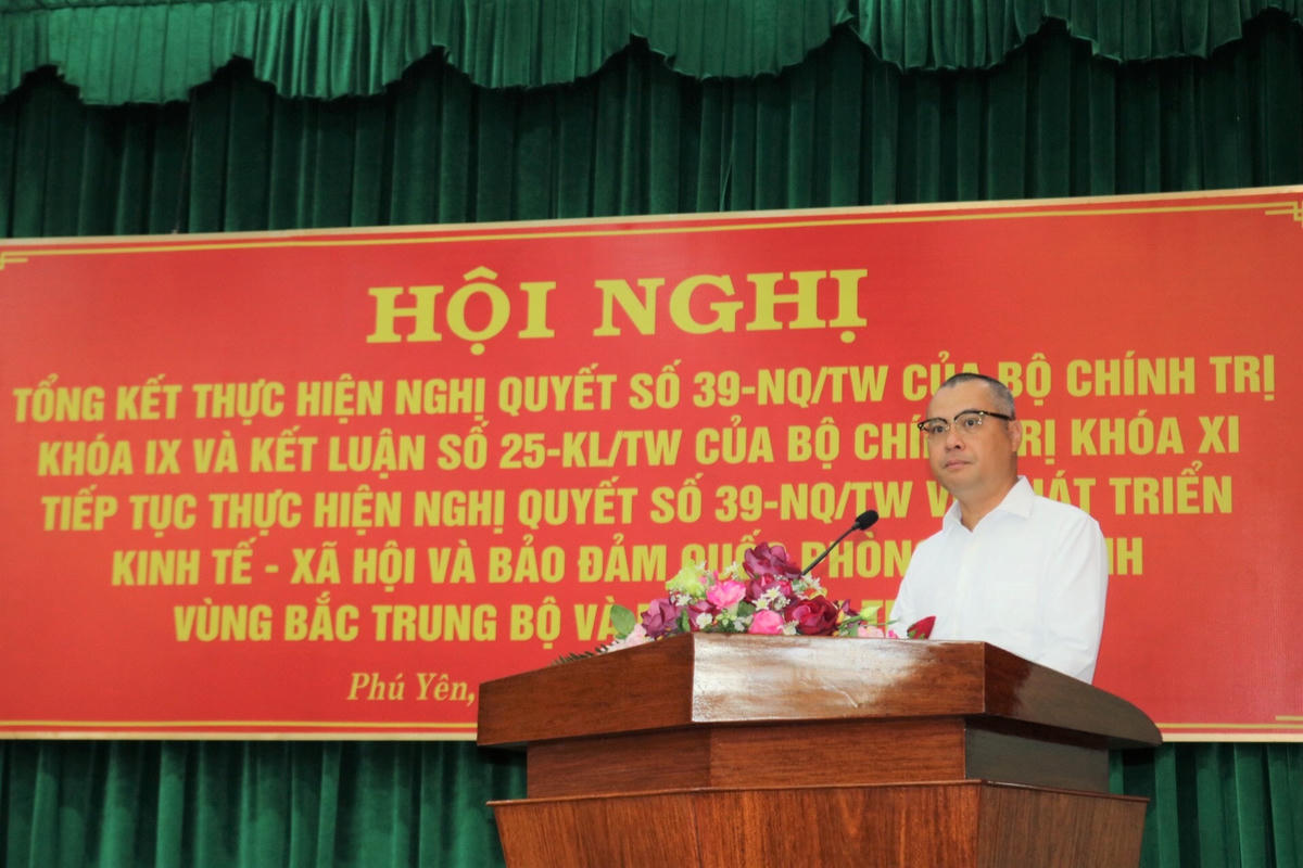 Bí thư Tỉnh ủy Phú Yên Phạm Đại Dương phát biểu tại Hội nghị.
